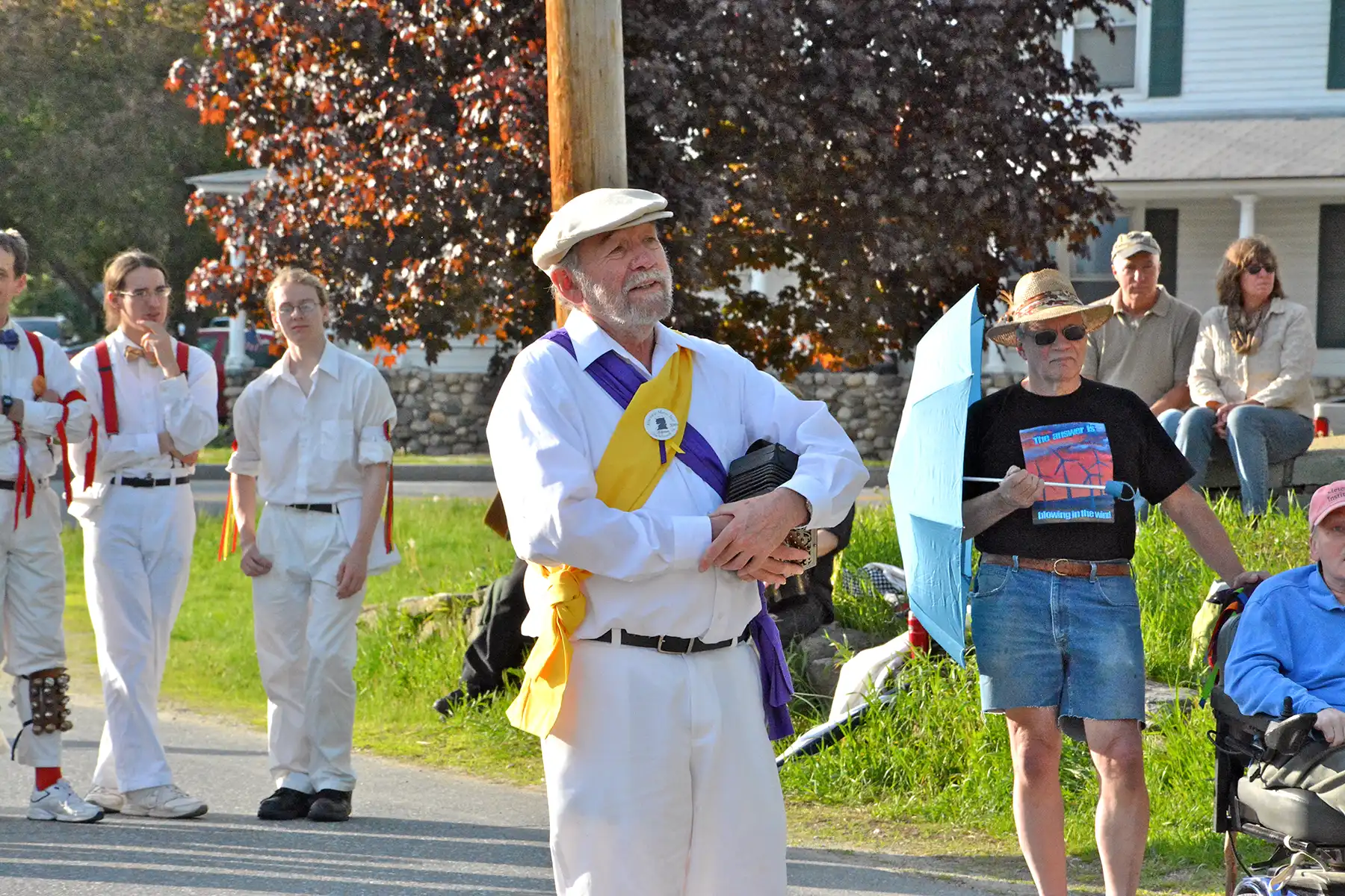 John Roberts at the Marlboro Morris Ale, 2014. Photo by Jeff Bary.