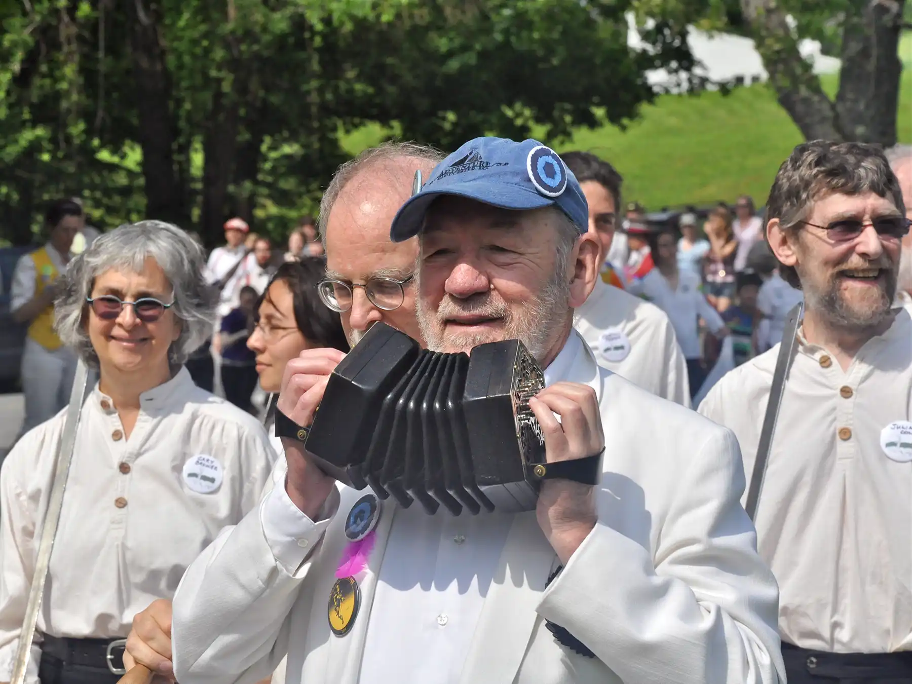 John Roberts at the Marlboro Morris Ale, 2012. Photo by Jeff Bary.