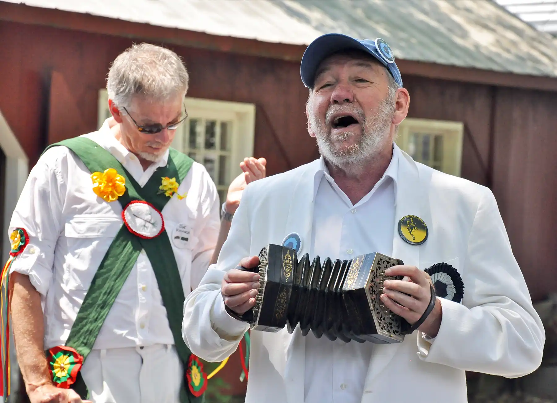 John Roberts at the Marlboro Morris Ale, 2012. Photo by Jeff Bary.