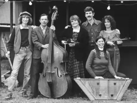 Tony Parkes and the band Yankee Ingenuity in 1981. Photo courtesy of David Millstone.