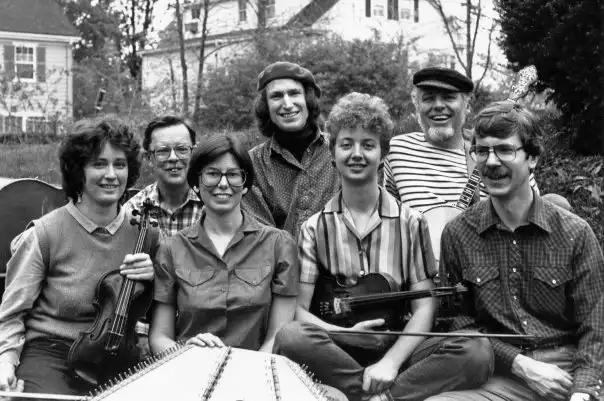 Tony Parkes and the band Yankee Ingenuity in 1986. Photo courtesy of David Millstone.