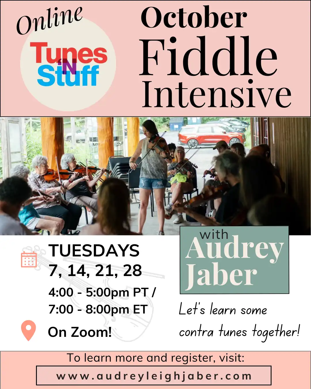 October Fiddle Intensive with Audrey Leigh Jaber