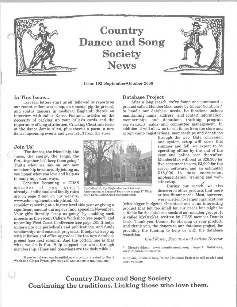 CDSS News Volume 192, September-October 2006