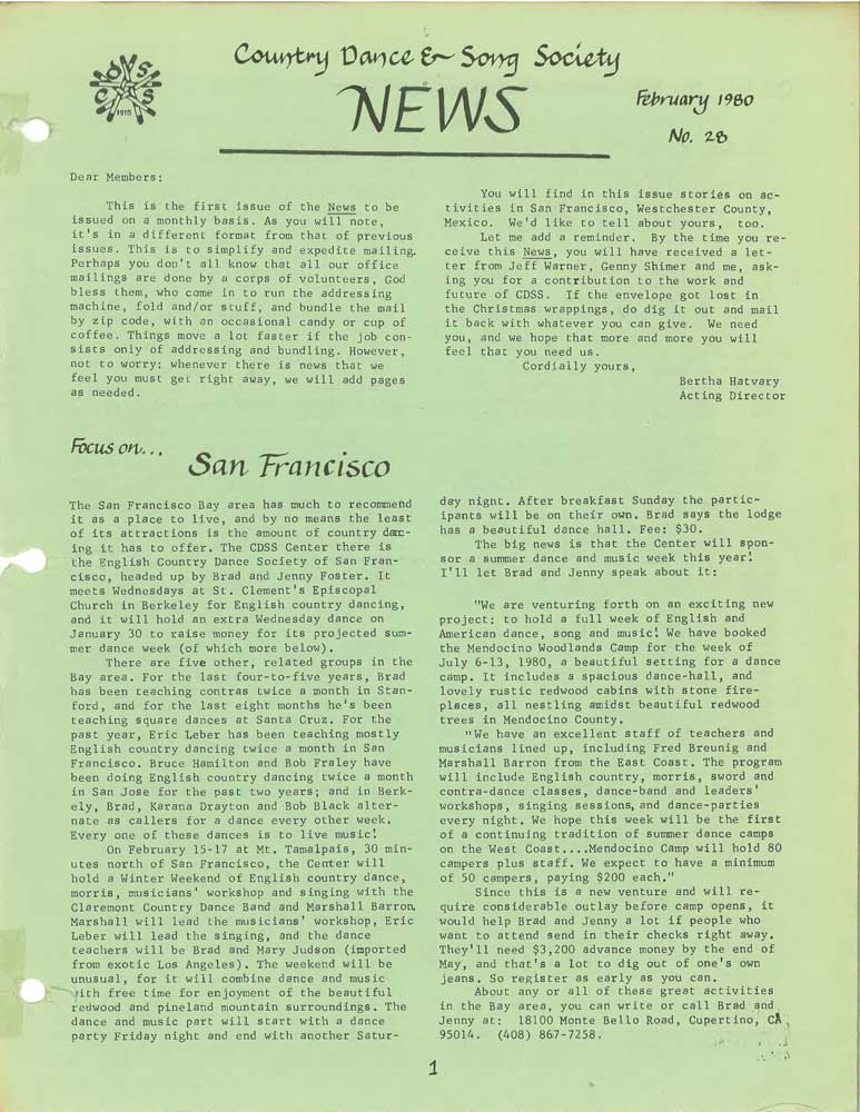 CDSS News Volume 28, February 1980