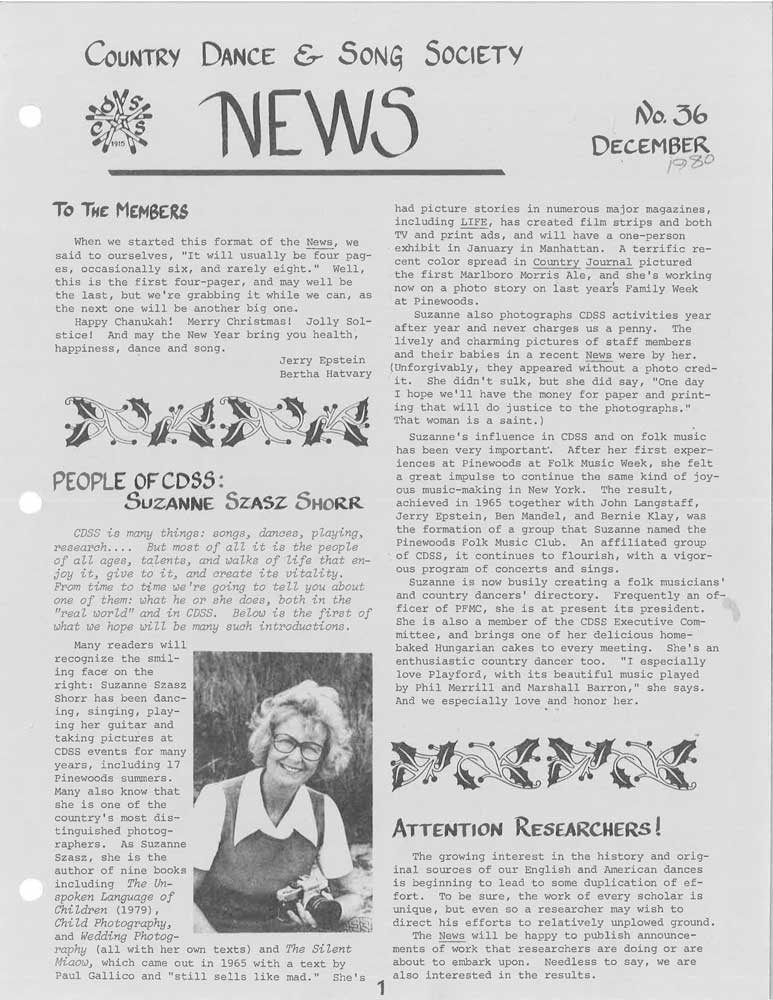 CDSS News Volume 26, December 1980