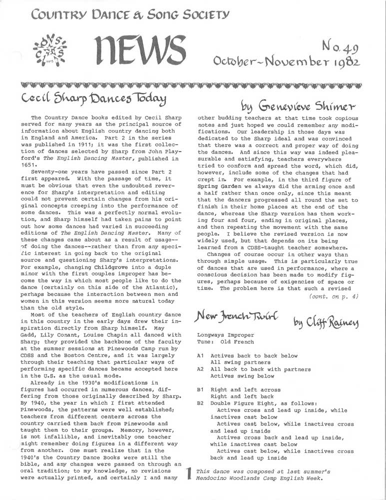 CDSS News No. 49, October-November 1982