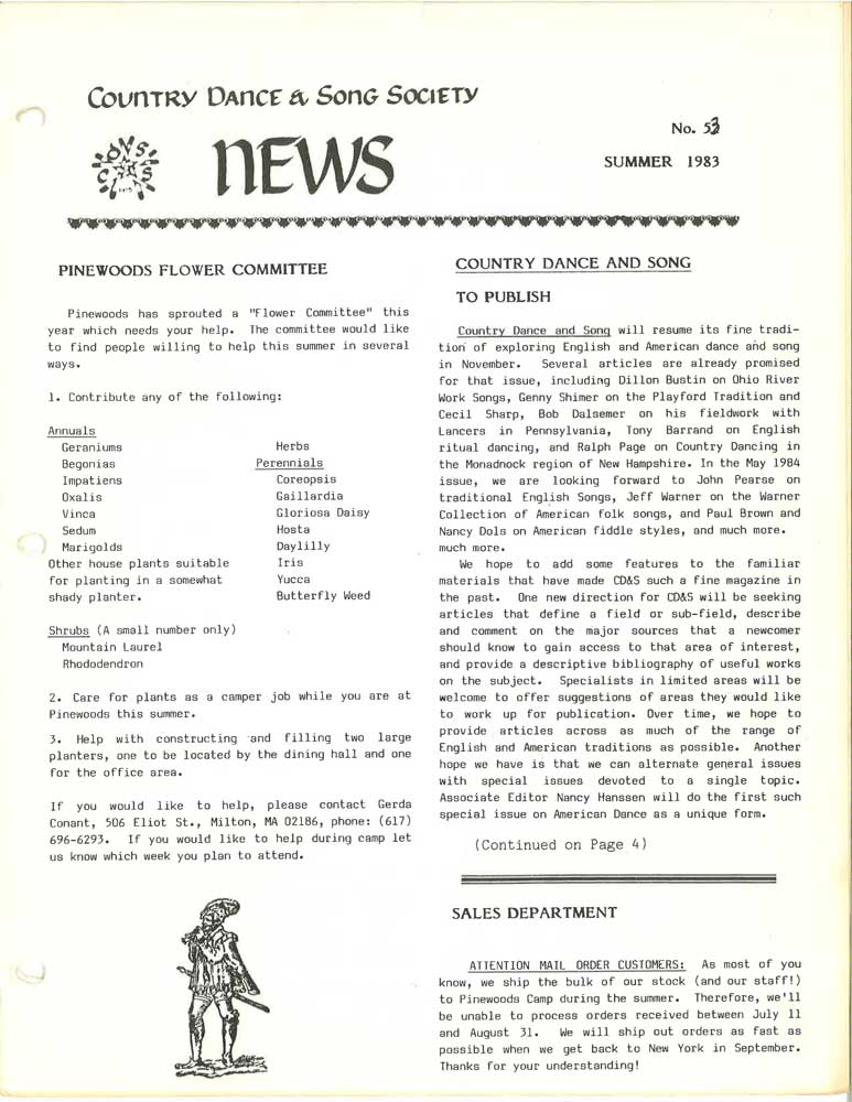 CDSS News No. 53, Summer 1983