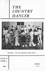 The Country Dancer Volume 11, No. 3 - Autumn 1955