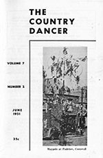 The Country Dancer Volume 7, No. 2 - June 1951