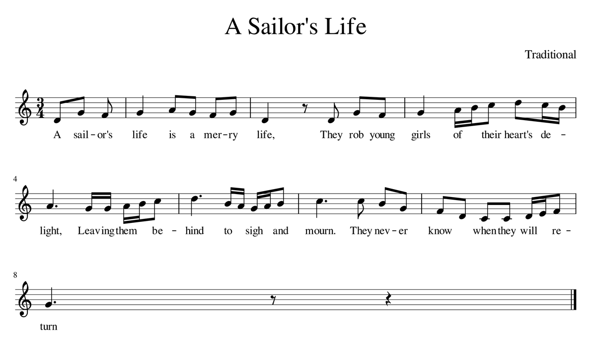 A Sailors Life
