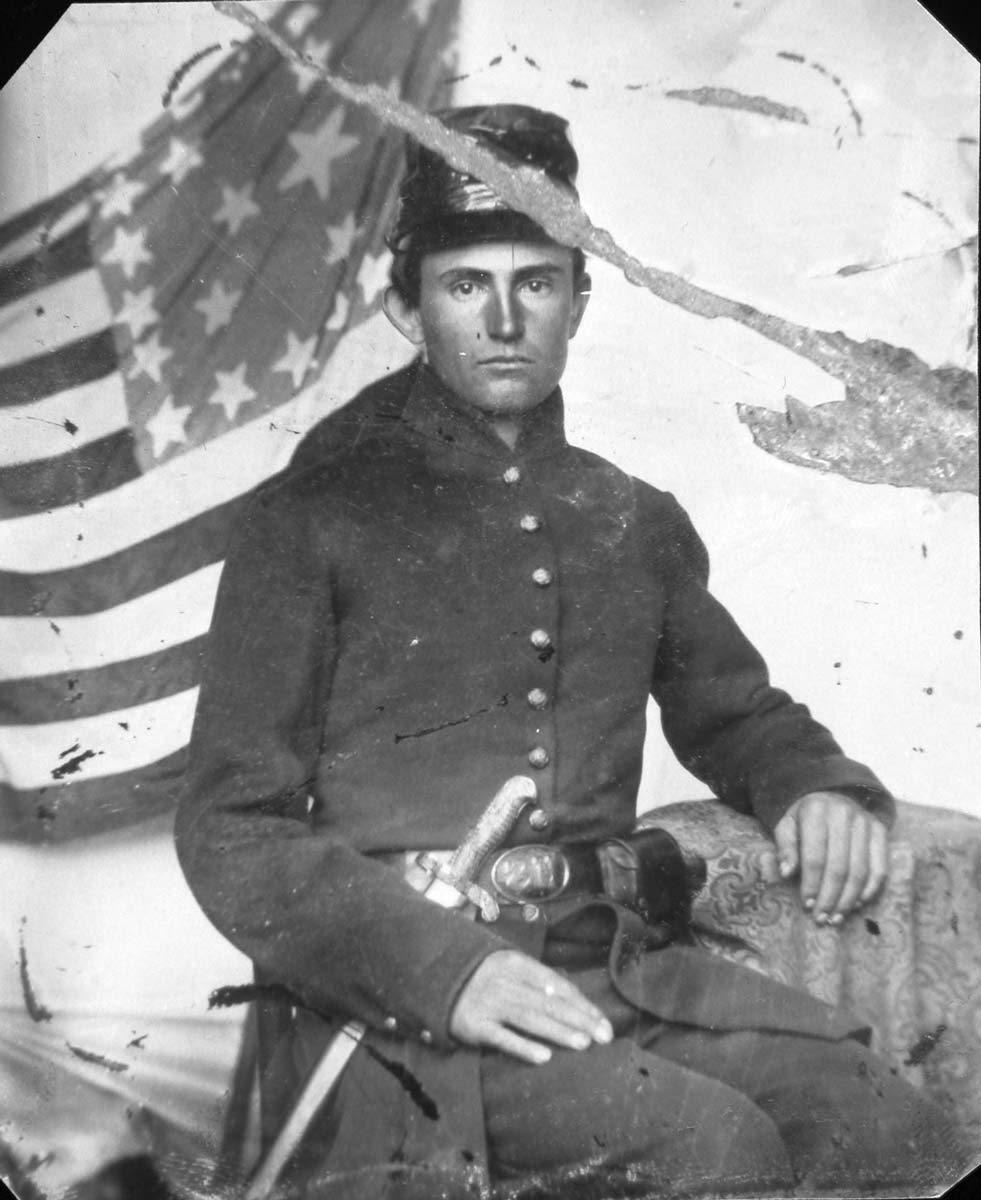 A Civil War soldier from the Union Army