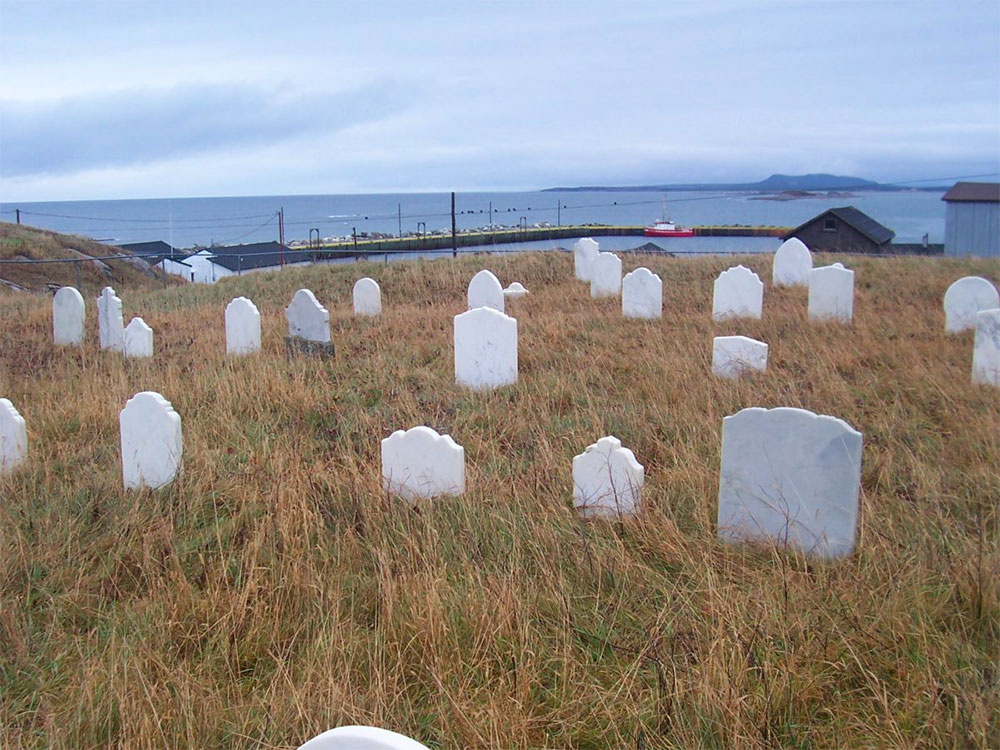 Cemetery in Newfoundland, Canada