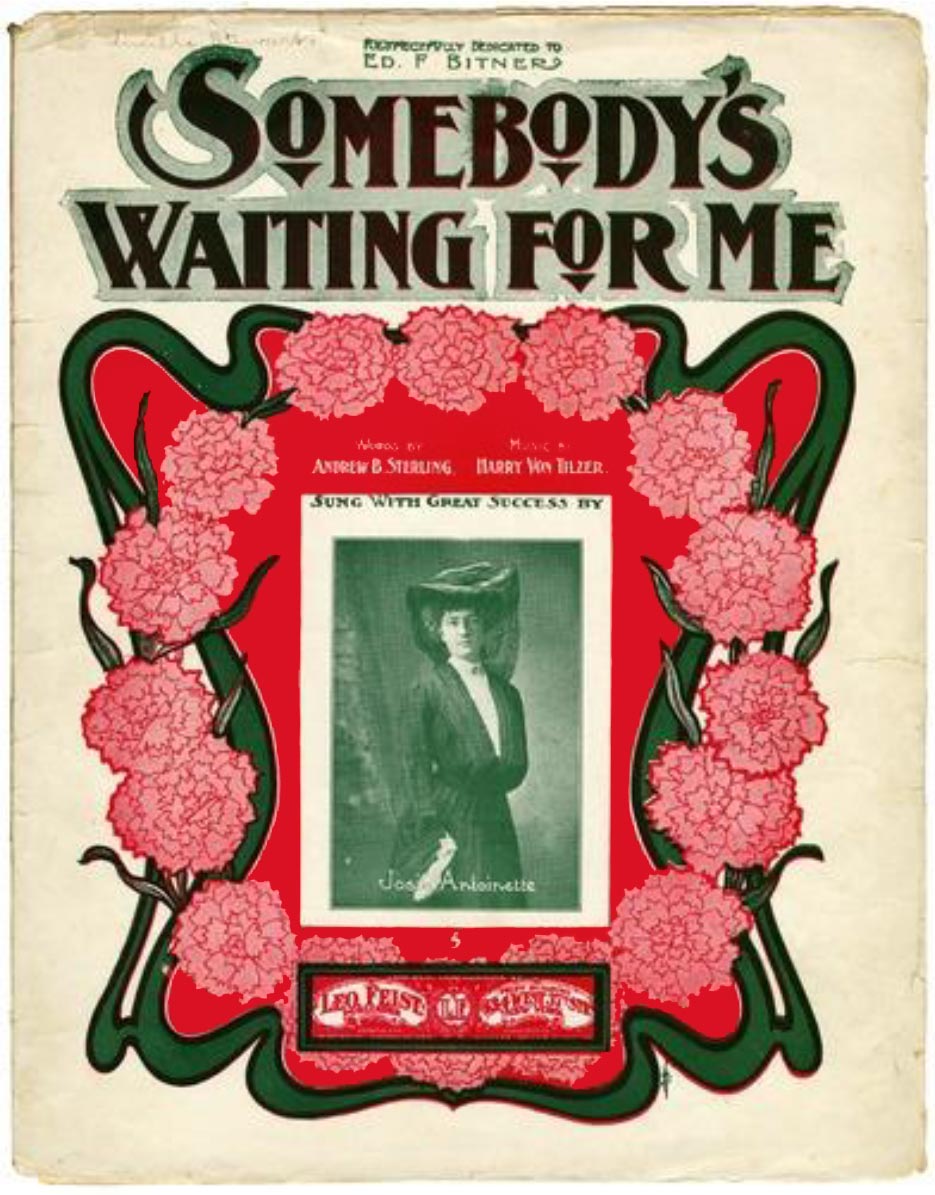"Somebody's Waiting for Me" sheet music cover