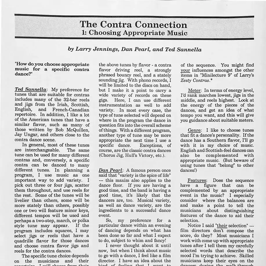 "The Contra Connection" #1