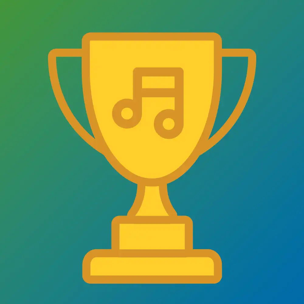 Lifetime Contribution Award trophy